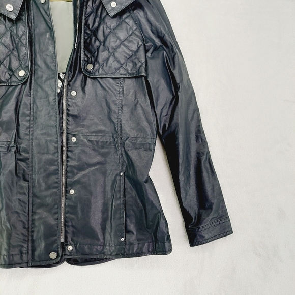 Trina Turk Rain Detachable Hood Jacket P7075 - Picture 5 of 10